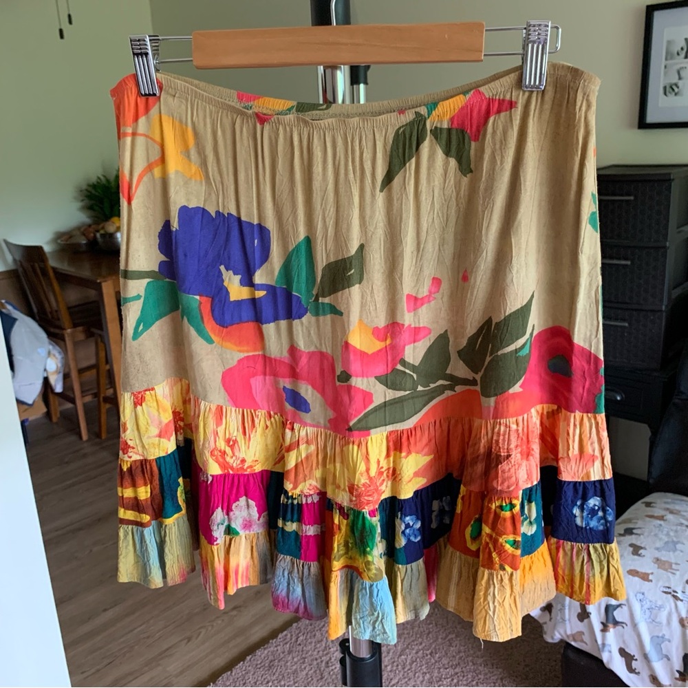 Vintage Jams World Floral Skirt